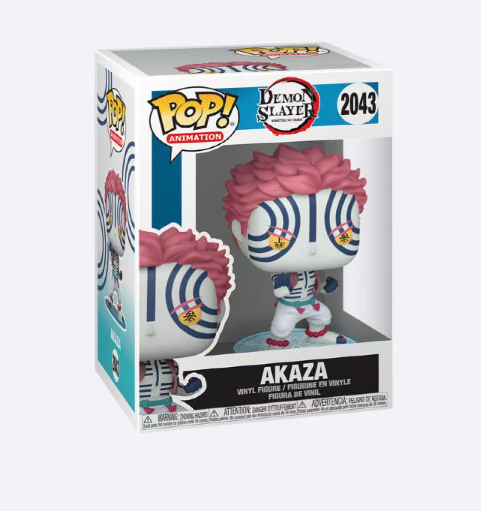 ⏰Last Day Promotion 49% OFF -Pop! Animation: Demon Slayer – Akaza Vinyl Figure-c