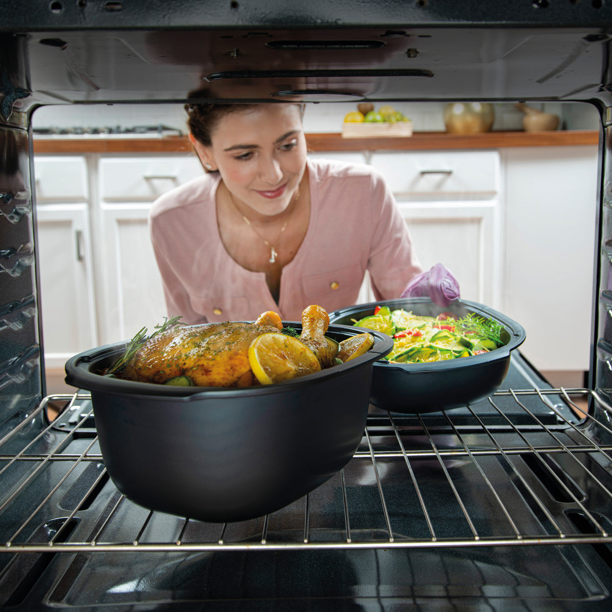 UltraPro 6-Qt./5.7L Roasting Pan with cover