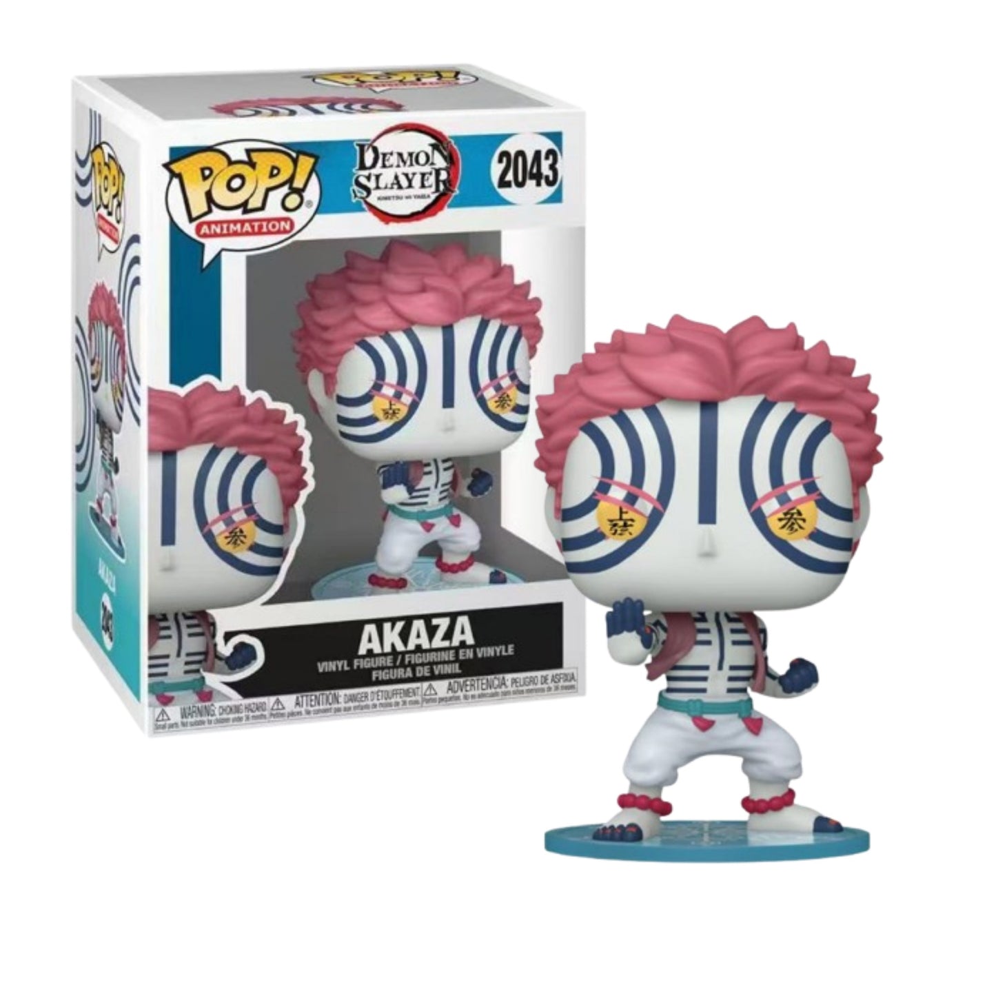 ⏰Last Day Promotion 49% OFF -Pop! Animation: Demon Slayer – Akaza Vinyl Figure-c