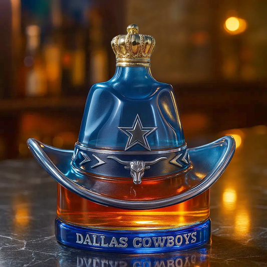 Western Glory, Lone Star Pride — Dallas Cowboys Whiskey Bottle-b
