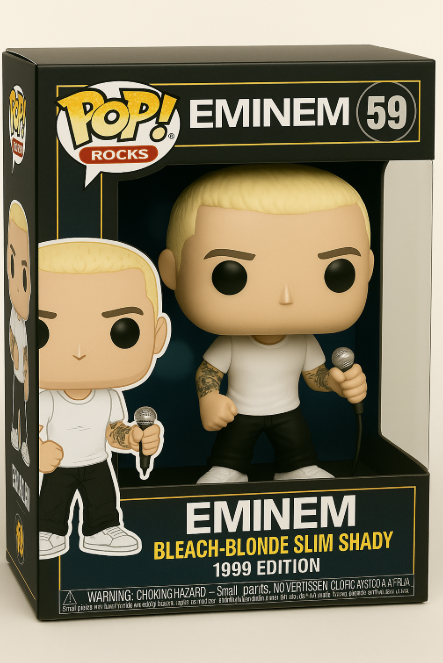⏰Last Day Promotion 49% OFF -🎤 Eminem – Bleach Blonde Slim Shady 1999 Collector’s Edition Figure -c⚡💥